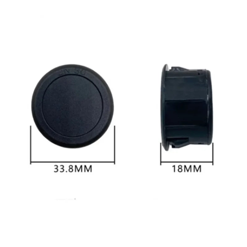 DC 4-100V DC digital voltmeter head display LED digital display circular two-wire voltmeter reverse connection protection Zpaxo