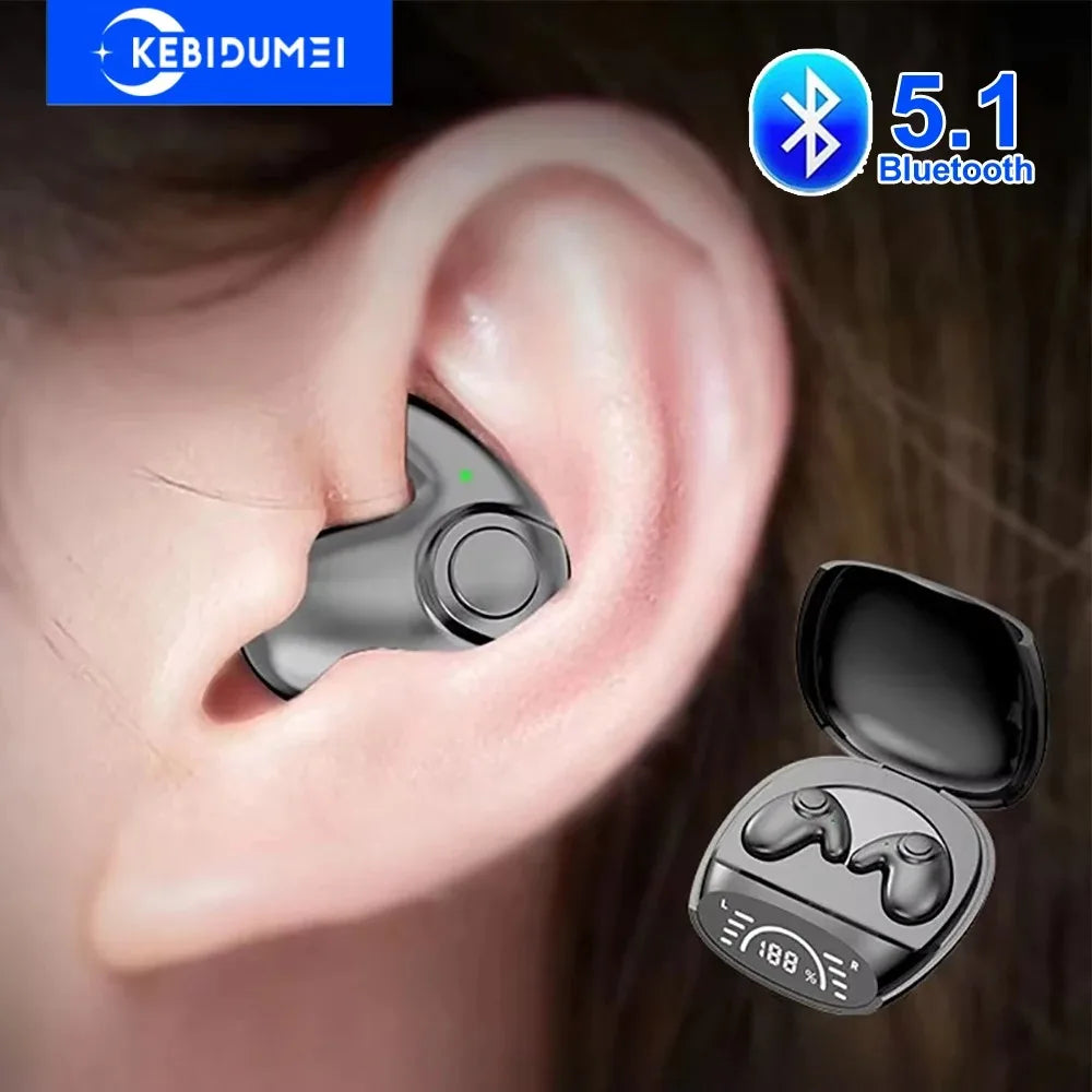 Invisible Sleep Earbuds Mini Wireless Earphones Bluetooth 5 3