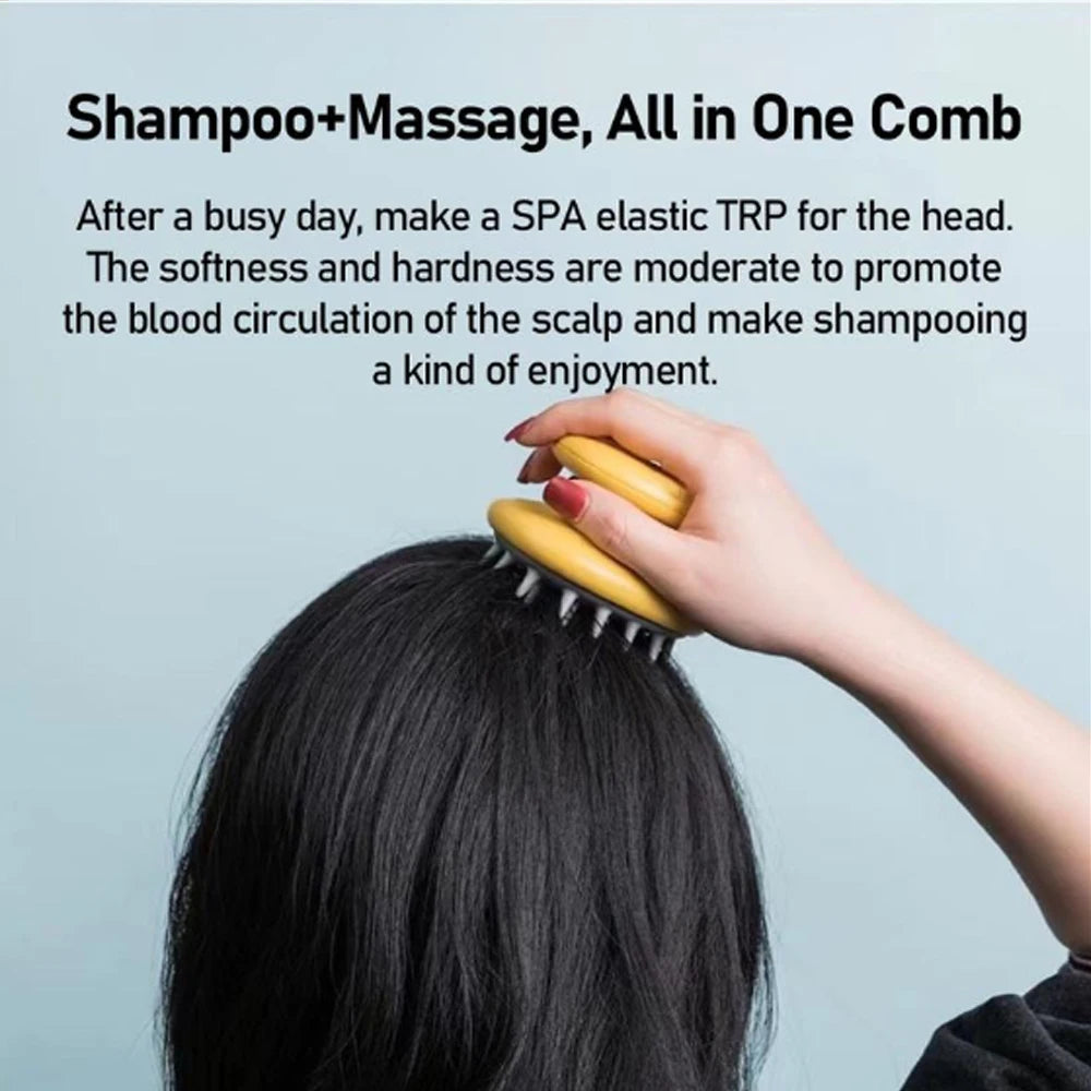 Gifts Comb Head Silicone Hair Washing Brush Easy To Clean Scalp Scratcher Massage Brush High Quality Washing Hair Tool Zpaxo