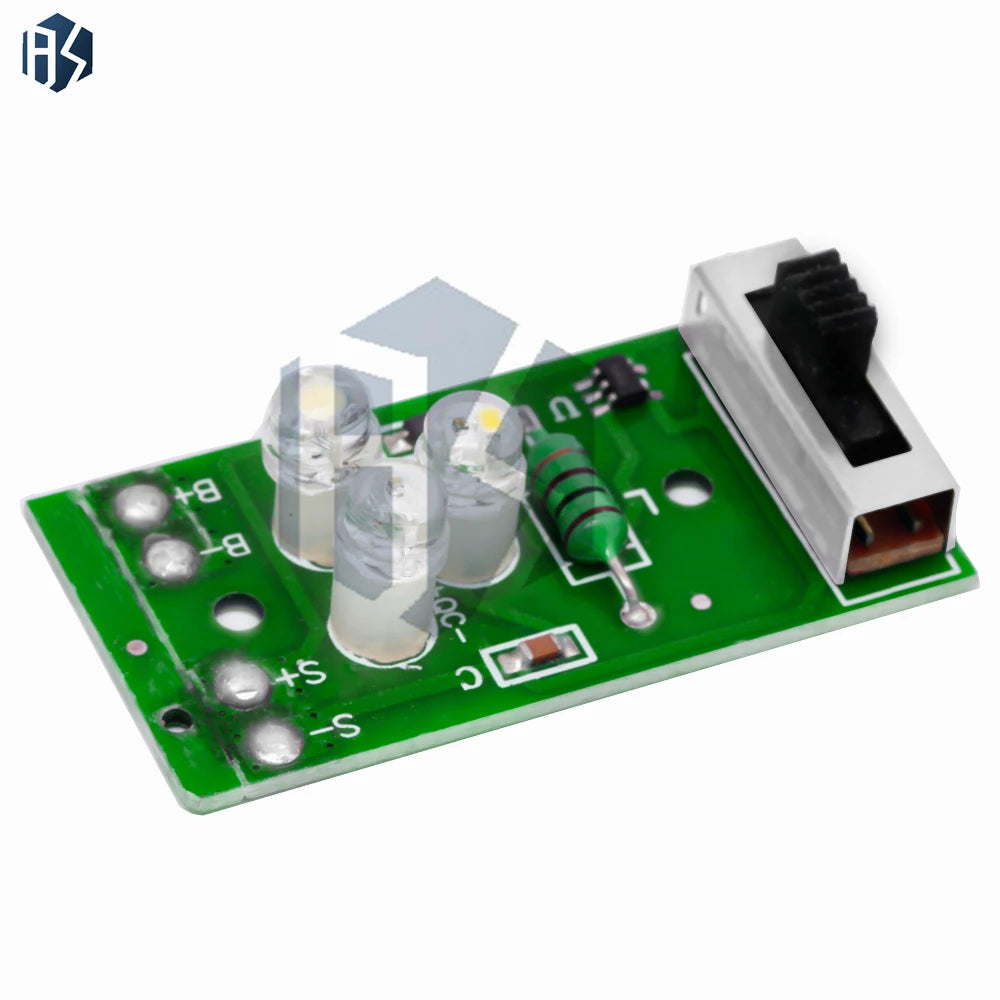 1.2V Solar Light Control Board, Multi-Purpose DIY Driver Circuit for Lawn Wall Pillar String Lights Zpaxo