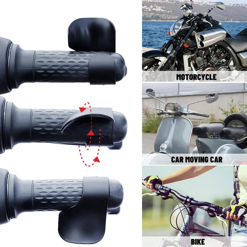 Motorcycle Throttle Assist Grip – Non-Slip Handlebar Booster