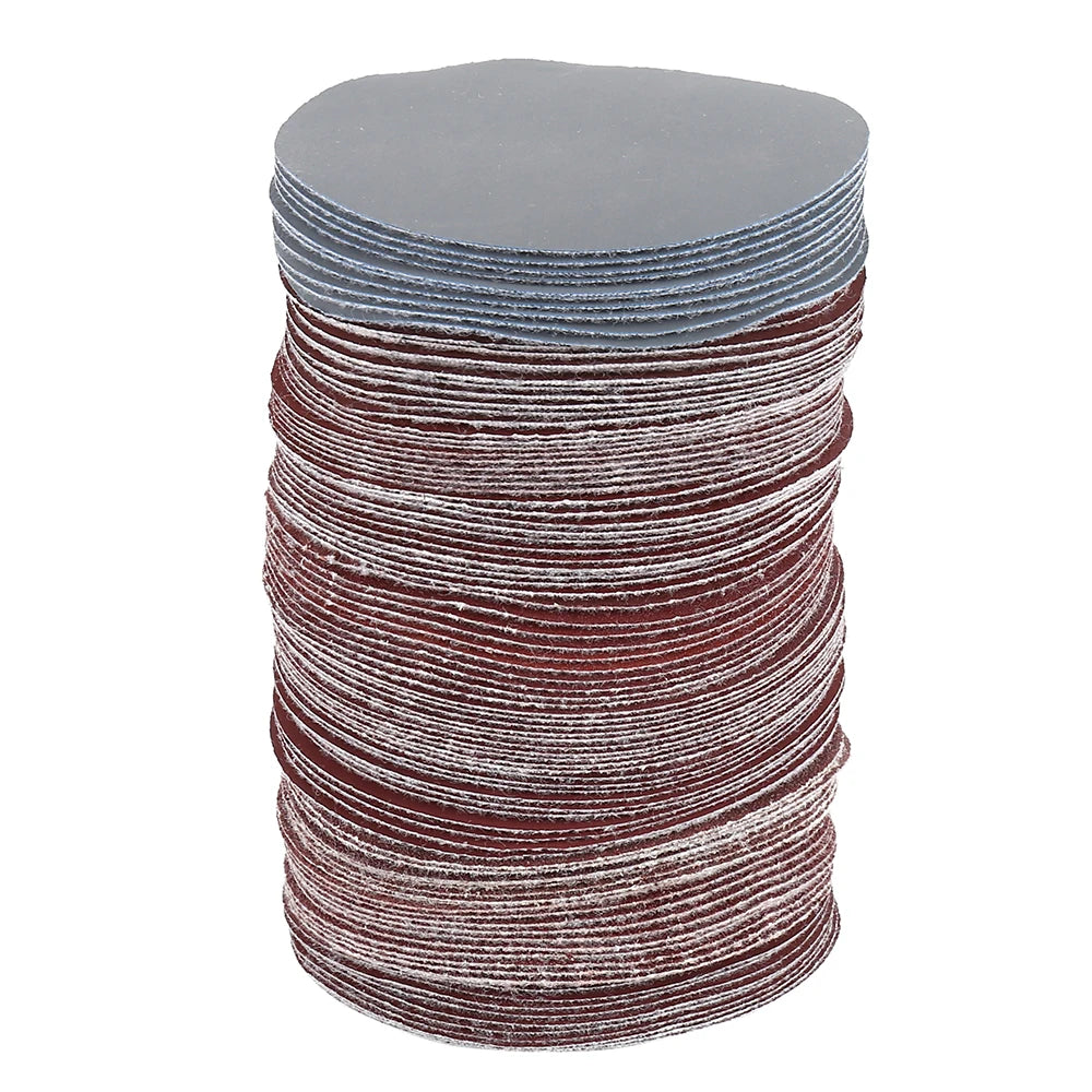 80-3000 Grit Sandpaper 100PCS Sander Disc Sanding Discs 3 Inch Cutting Dis Backer Set For Polishing Cleaning Abrasive Tool Clean Zpaxo