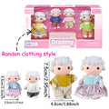 1 12 Scale Dollhouse Forest Family Doll Sheep Mini Furniture Pretend