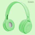 Stereo Y08 Headset 5 0 Bluetooth Folding Wireless Sports Earphone Zpaxo green