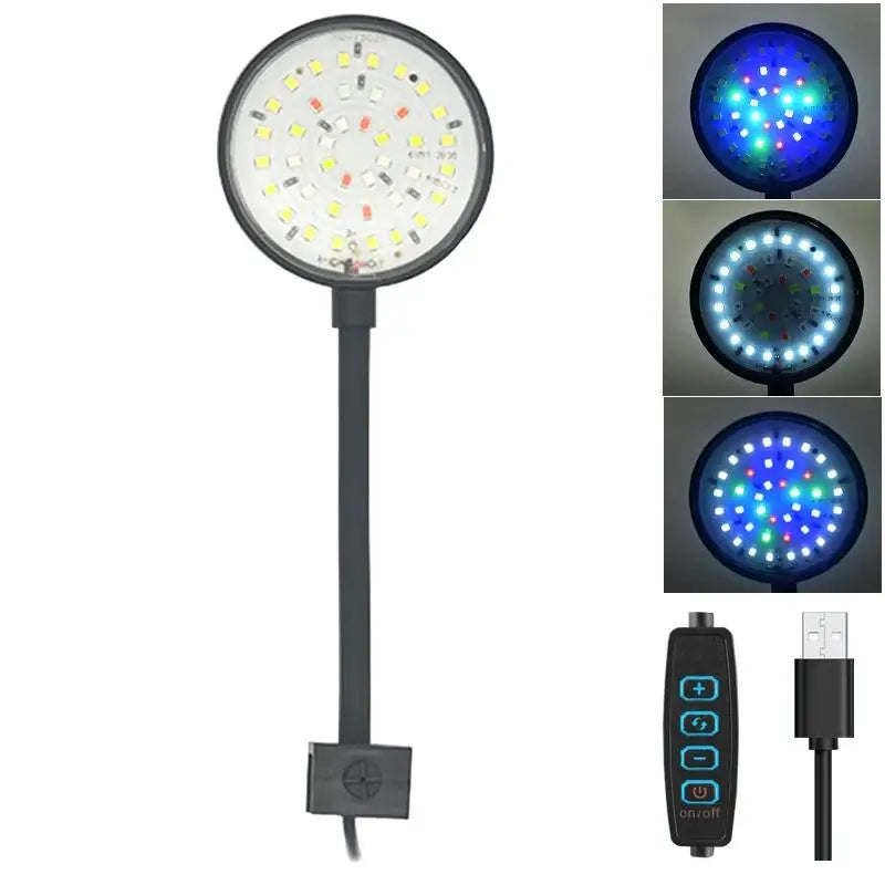 USB 5V Aquarium LED Lamp Fish Tank Light Decor Aquatic Plant Multiple