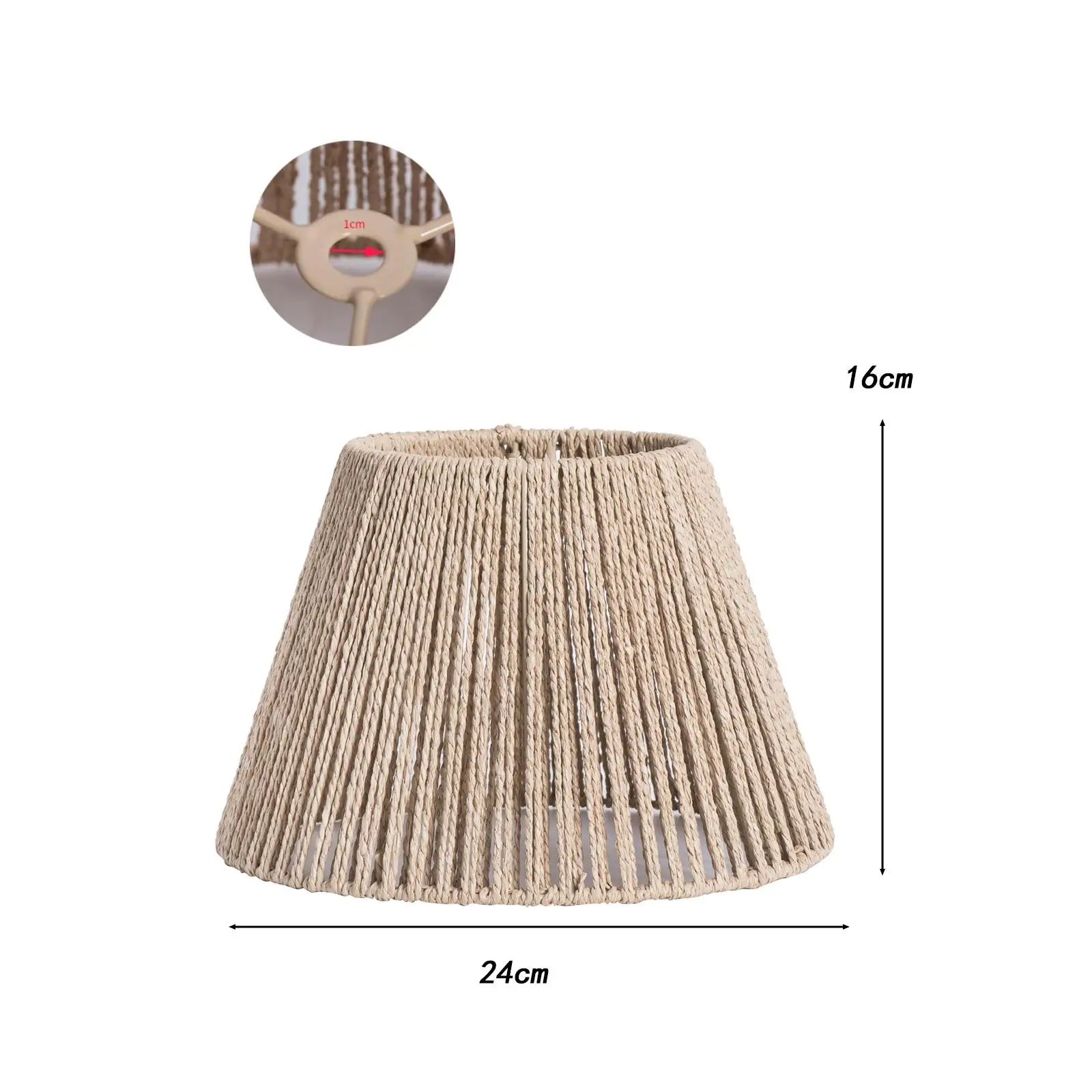 Woven Pendant Lamp Shade Replacement Decoration Ceiling Lantern Cover for Kitchen Island Cafe Hallway Teahouse Living Room Zpaxo