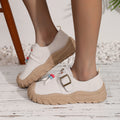 Women Sneakers Breathable Round Toe Vulcanize Shoes Spring Autumn Luxury Sneakers Women Comfortable Running Sneakers Women Zpaxo WHITE 43