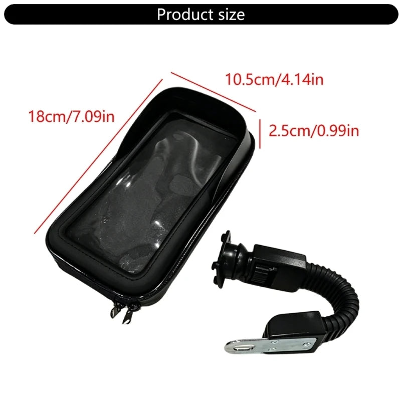 652F Rearview Phone Holder Up 6 5 Motorbike Waterproof Bag Zpaxo