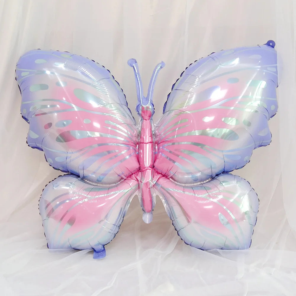 Large Butterfly Aluminum Foil Balloons Helium Air Globos Birthday