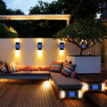 Solar Lights Outdoor Waterproof IP65 LED Lamp Garden Patio Yard Stair Zpaxo 2PCS White China Mainland