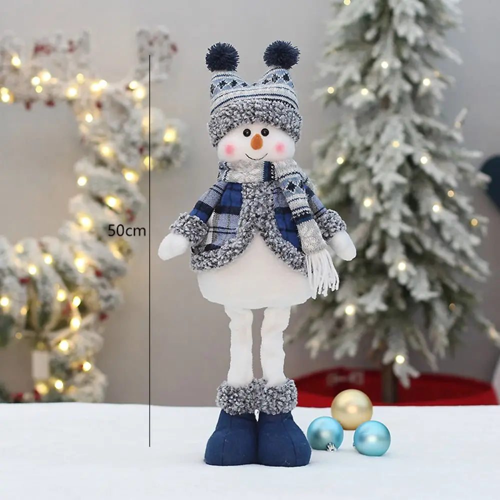 50cm Christmas Snowman Stuffed Doll – Soft Plush Kids Gift Christmas Plush Doll Zpaxo