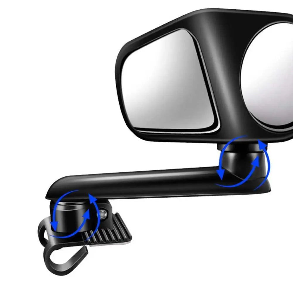 Car Accessories Round Square Wide Angle Double Direction Blind Spot Zpaxo