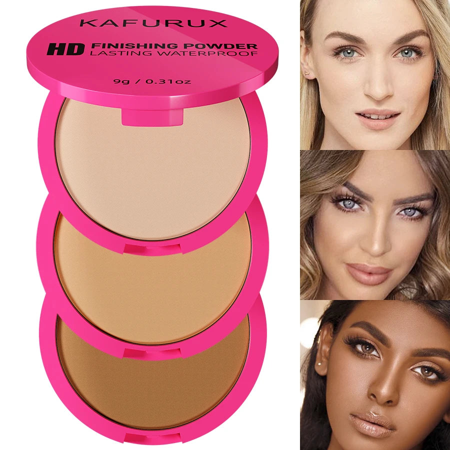 4 Oil Control Matte Face Powder Long Lasting Flawless Setting Makeup