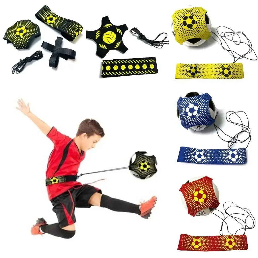 Adjustable Elastic Soccer Ball Juggle Trainer Belt & Bag