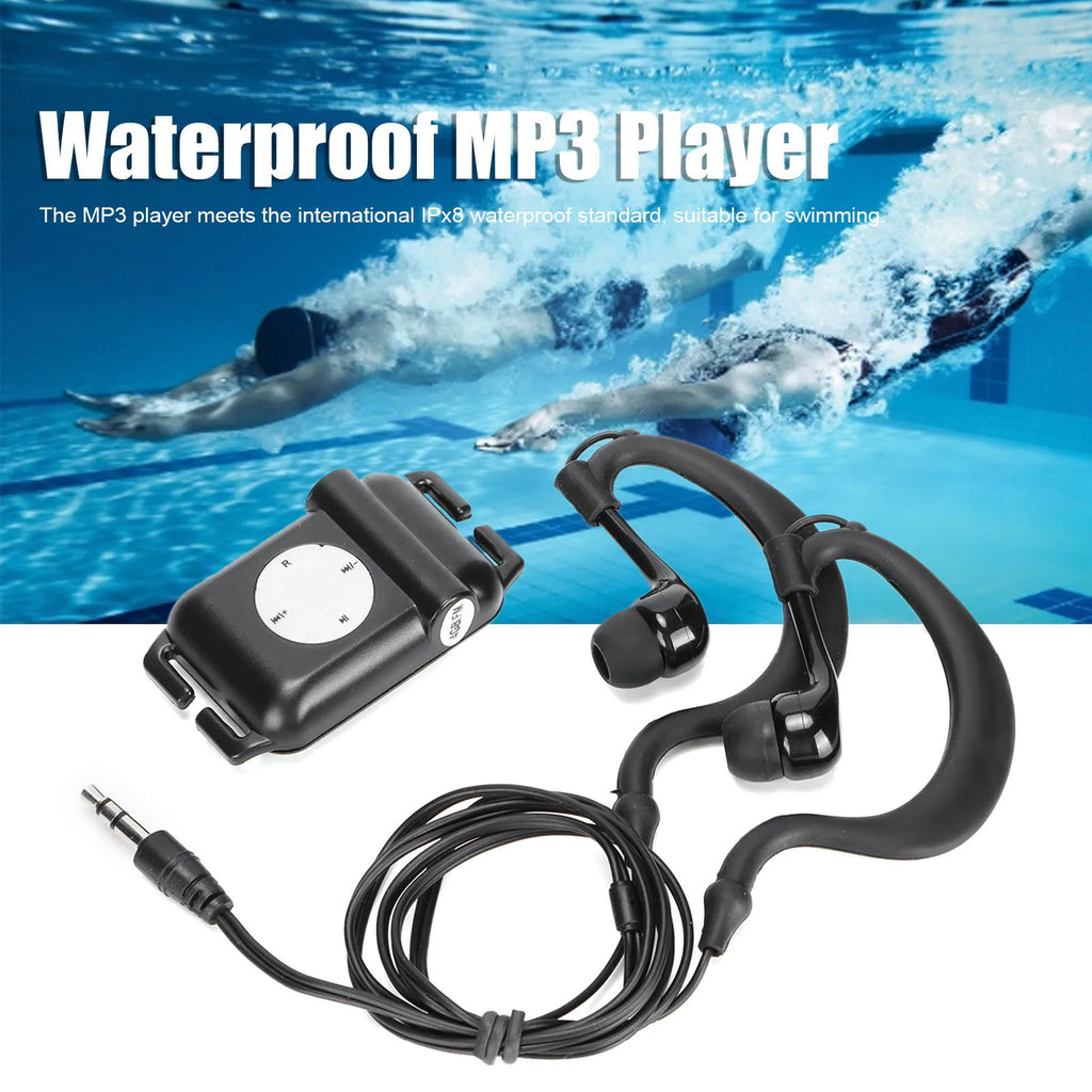 MP3 Player Headphone Waterproof Swimmer Swimming Watersports