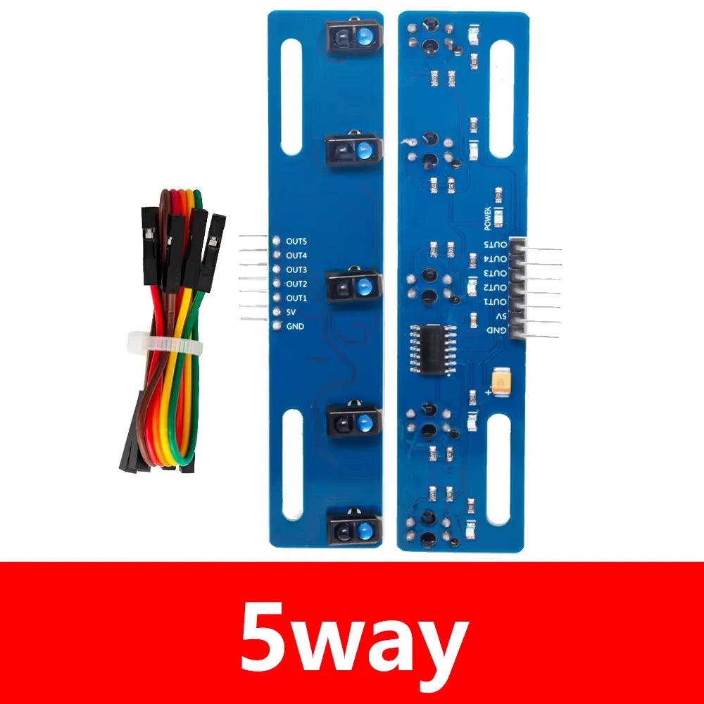 TCRT5000 3 5-Channel Photoelectric IR Detector Module Zpaxo 5way