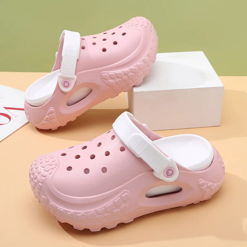 Summer Thick-soled Clogs Women Non-slip Height-increasing Slippers