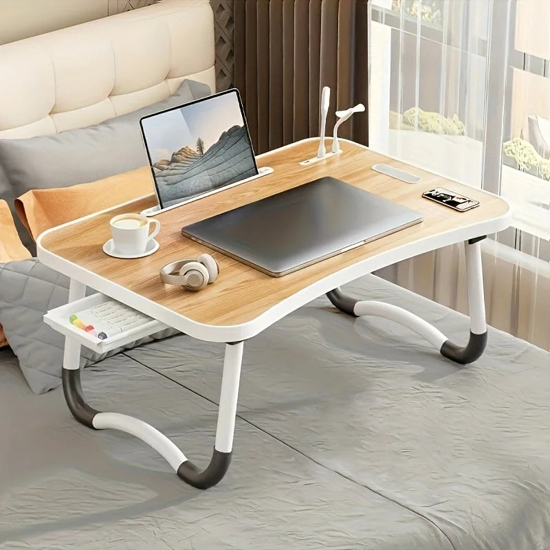 [Portable Laptop Desk] Sturdy and Durable Extra Large Portable Laptop Folding Desk | Multi-functional Study Table, Tray Stand, Zpaxo