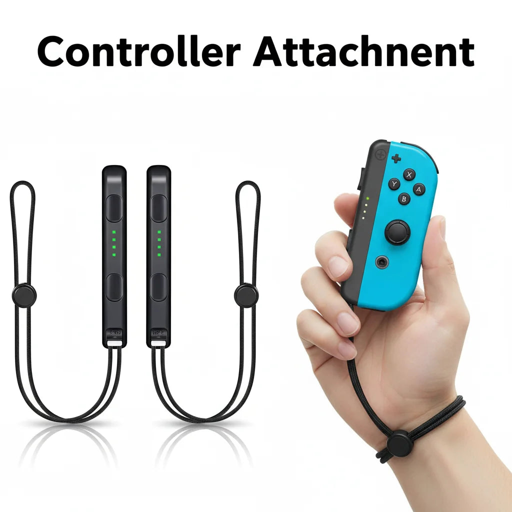 1 Pair Wireless Gamepad Switch Controller Joystick Wrist Strap