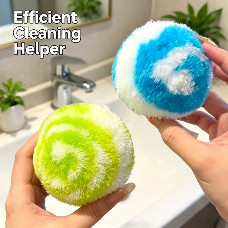 Bathroom Cleaning Ball Brush Multi-purpose Sink Tub Toilet Counter