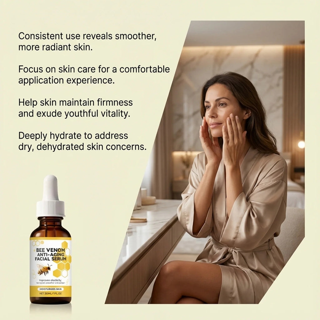 Bee Venom Firming Facial Serum – Anti-Aging & Wrinkles Anti-Aging Face Serum Zpaxo