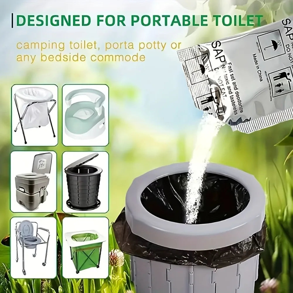 10 Outdoor Camping Toilet Urine Solidification Deodorizer Car Folding
