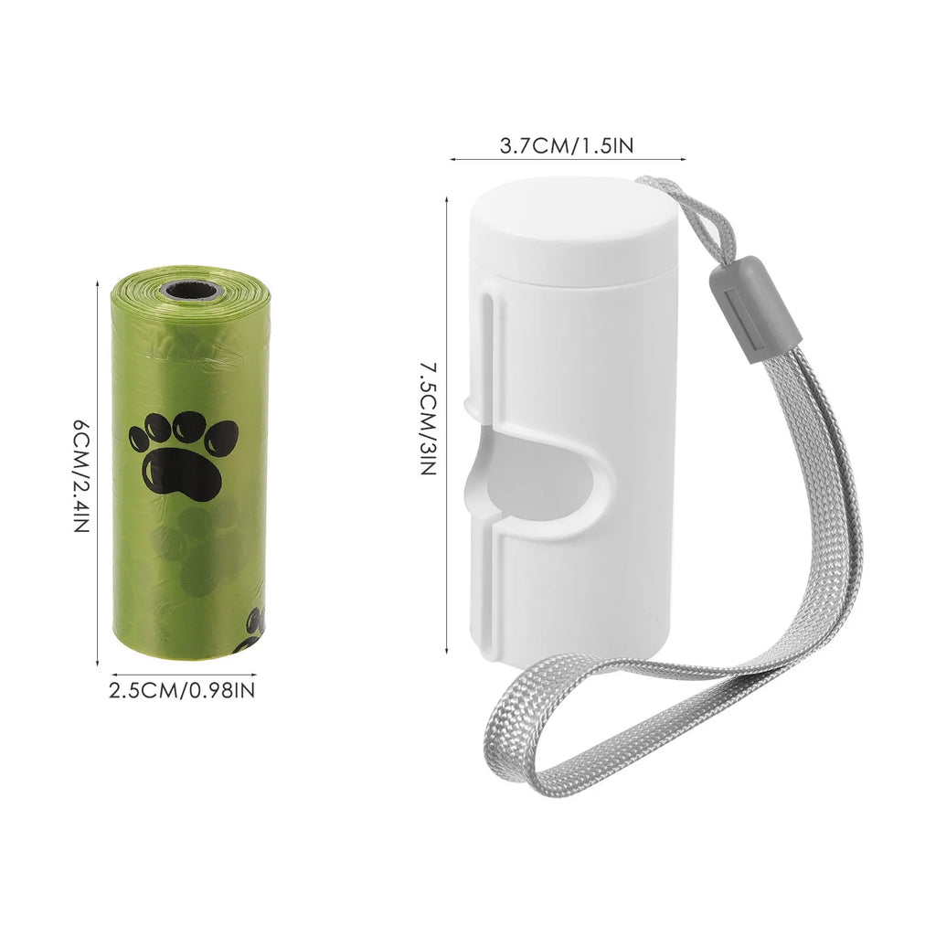 Dog Poop Bag Holder Portable Waste Dispenser Hands Harness Backpack