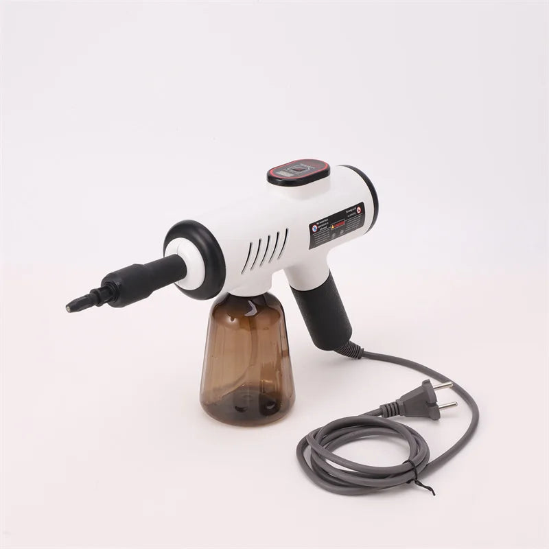 Handheld Steam Cleaner High Pressure Household Portable Steam Cleaning Machine For Kitchen Home Sofa Air Conditioner Car Washer Zpaxo 220 V WHITE
