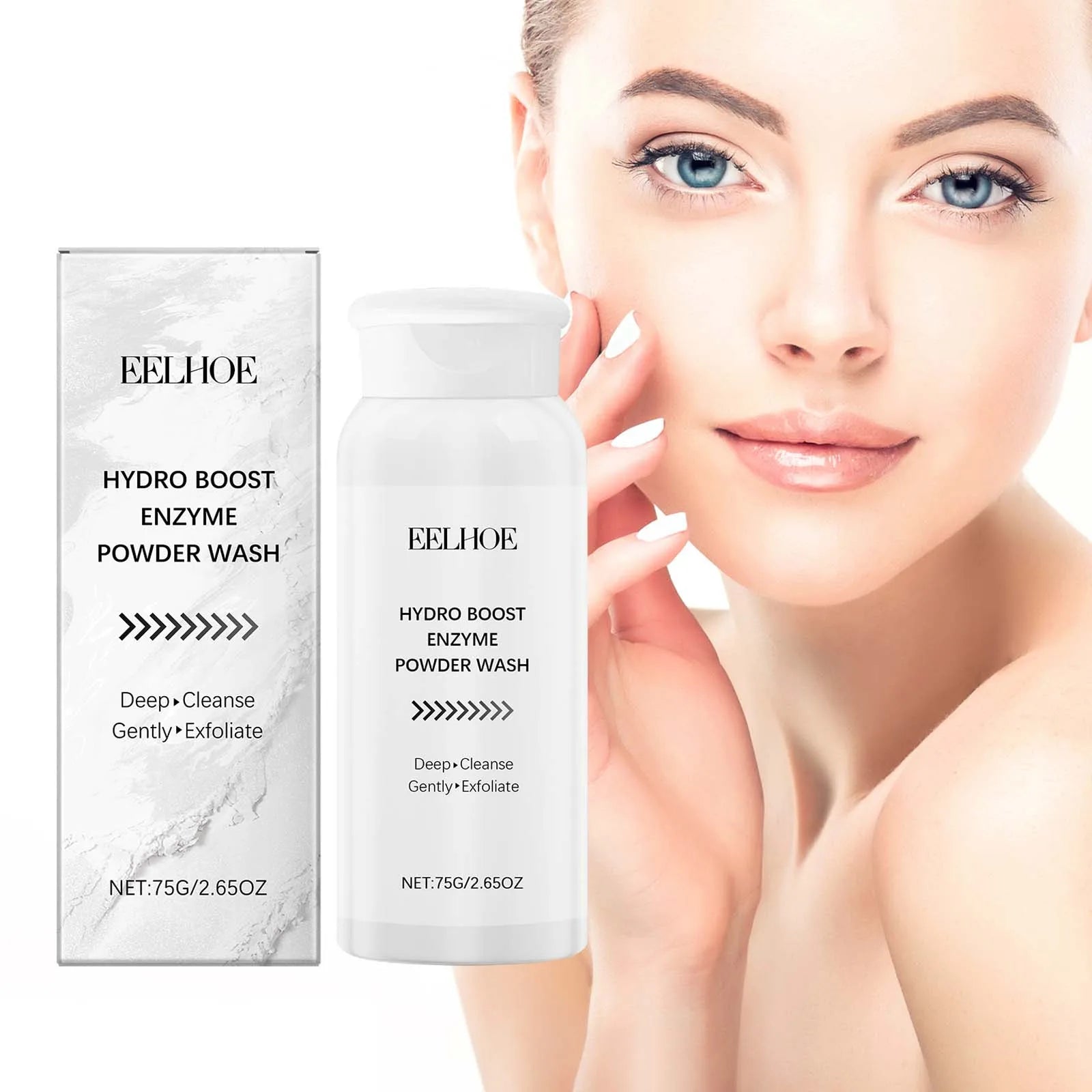 EELHOE Enzyme Face Powder Wash – Pore Cleanser & Oil Control Enzyme Face Cleanser Zpaxo