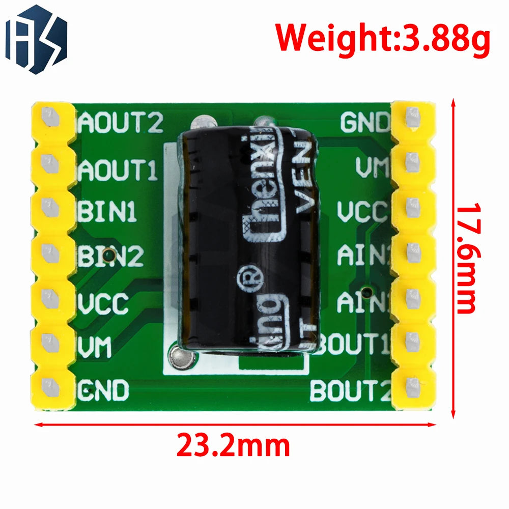 A4950 Dual Motor Drive Module Performance Super TB6612 DC Brushed Motor Driver Board for arduino Zpaxo