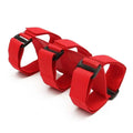 Reliable Car Trunk Storage Device High Tear Strength Car Trunk Fixed Belt Safe Interior Luggage Storage Zpaxo Red