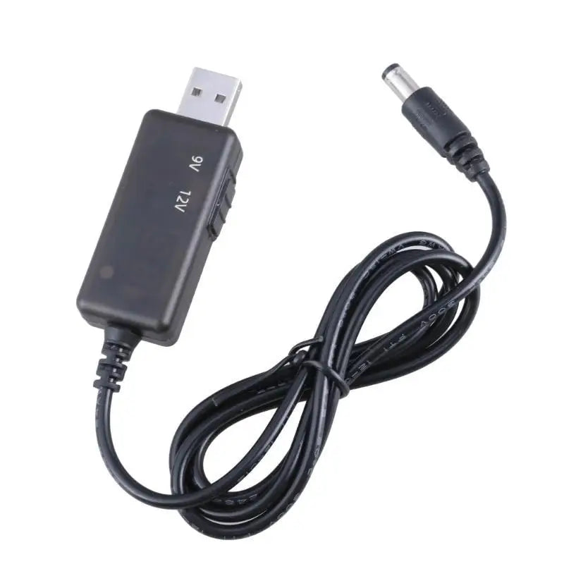 652F USB to Power Cable USB to 8PCS DC-Jack Charging Adapter Cord DC5V to 12V 9V Led Display for Router Mini Fan Speaker Zpaxo