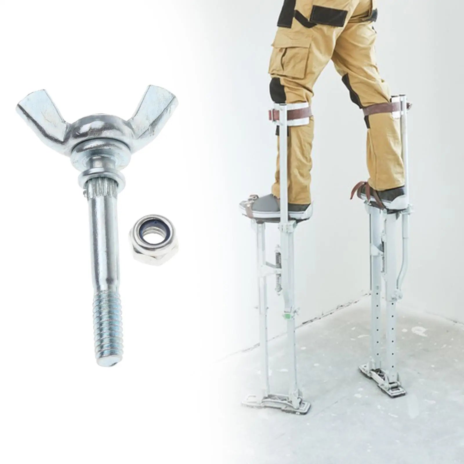 Drywall Stilt Replacement Parts – Leg Strap & Pad Kit Stilt Replacement Kit Zpaxo 1pcs Screw