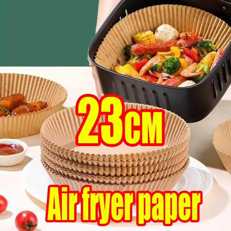 Air Fryer Liner Fryer Air Accessories Aerogrill Parchment Disposable Liner Non-Stick Parchment Baking Oven Paper Accessories Zpaxo