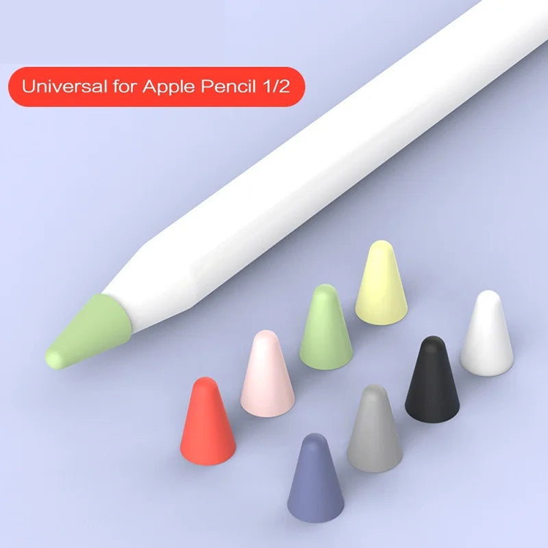 8pcs Soft Silicone Nib Cover For Apple Pencil 1 2 Tip Case Sleeve For Apple Pencil 1st 2nd Gen Touchscreen Stylus Pen Nib Case Zpaxo