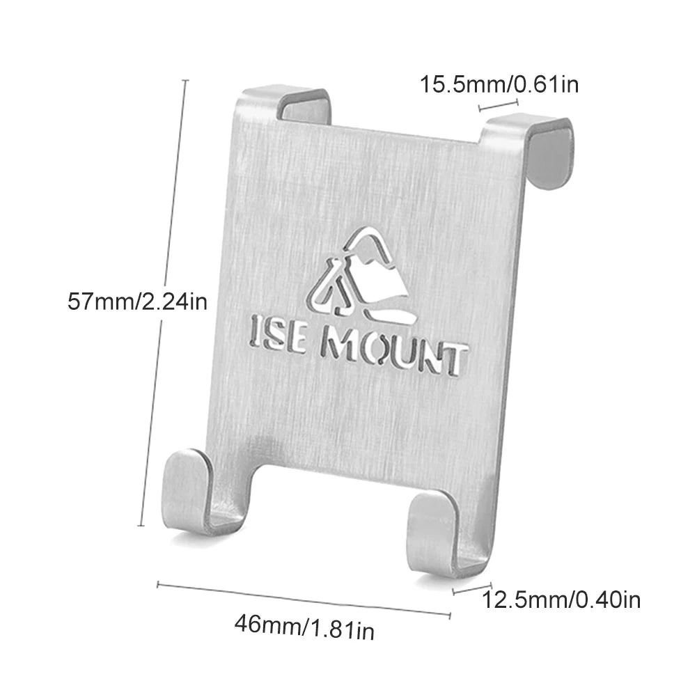 Hang Gas Canister Camping Tables Hook Stainless Steel Hanger Holder