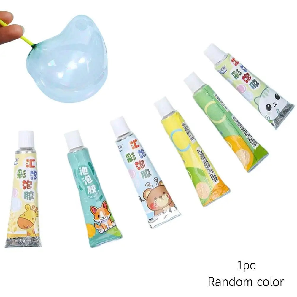 Bubble Blowing Gel Tubes – Kids Party Favors & Carnival Prizes Bubble Blowing Toy Zpaxo 3pcs