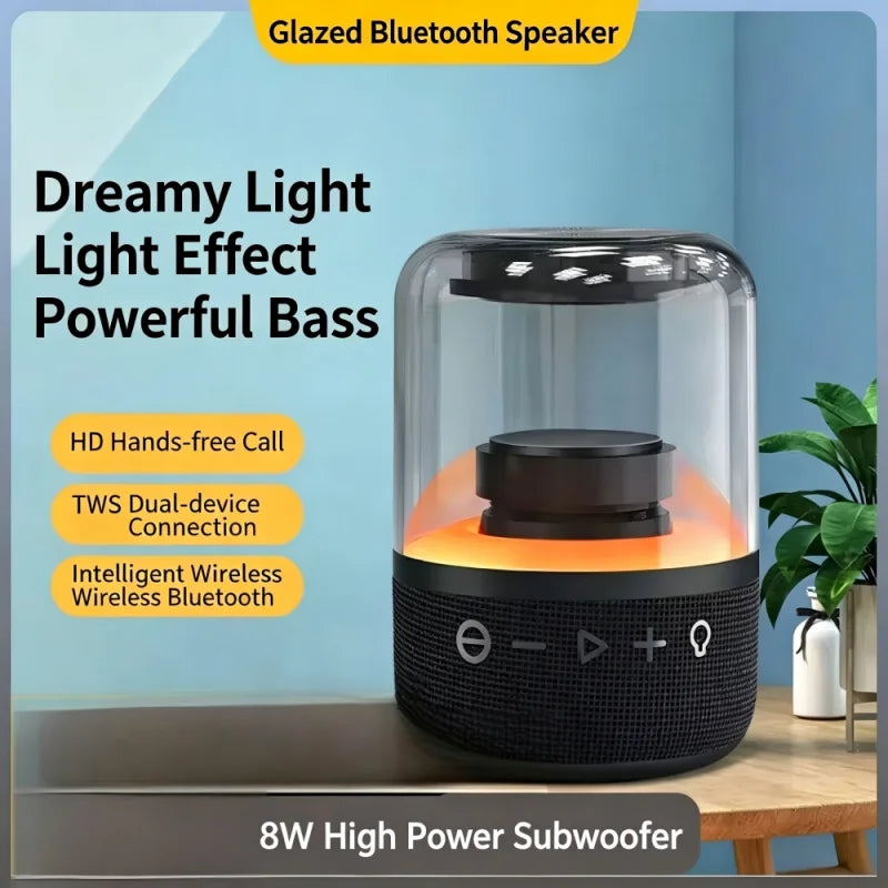 Glazed Symphony Bluetooth Speaker Subwoofer Wireless Suitable Zpaxo