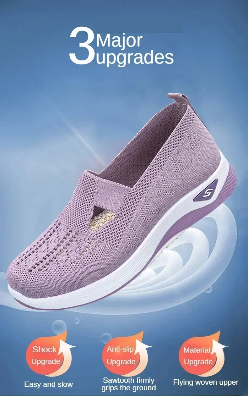 Arrival Women Mesh Breathable Comfortable Orthopedic Shoes Non Slip