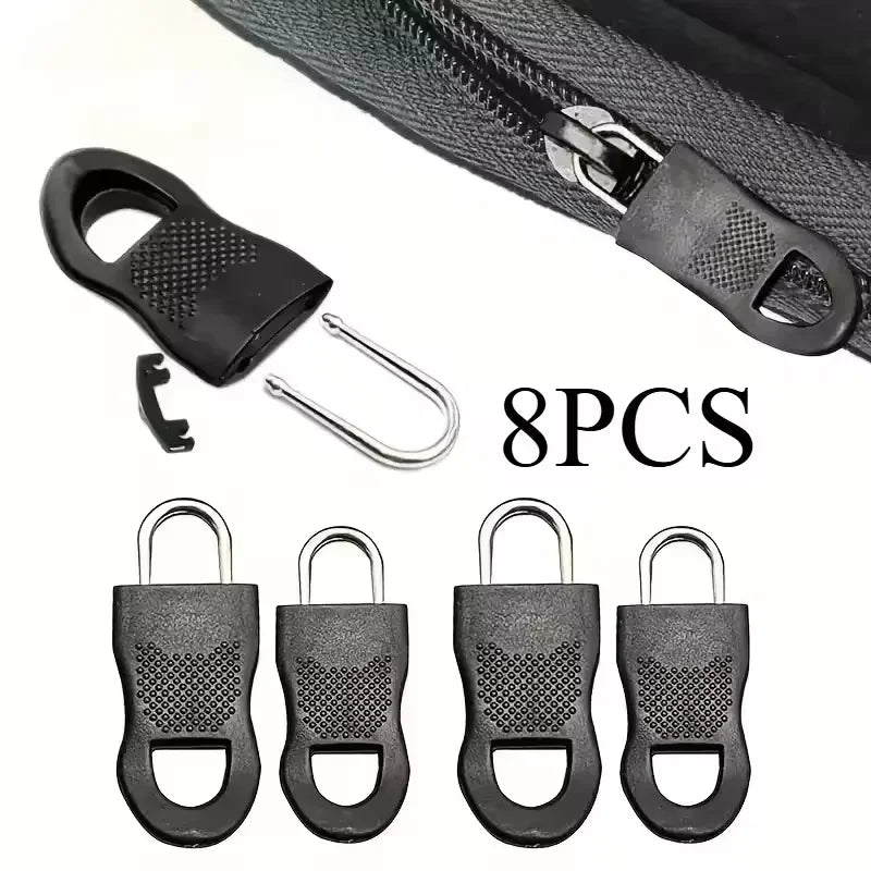 8-Pack Replacement Zipper Pulls – Zip Fixer for Bags & Clothes Zipper Pull Replacement Zpaxo