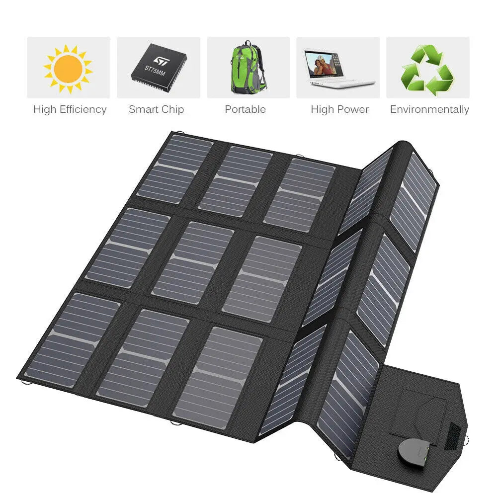 ALLPOWERS 100W 18V 12V Portable Solar Panel Foldable Battery Charger Zpaxo