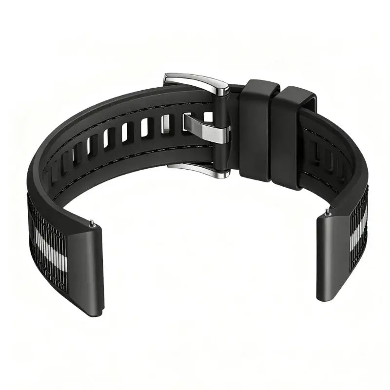 652F Comfortable Silicone Woven Watch Band Easy On for Watch GT6 46mm Smartwatch 22mm Width Compatible Zpaxo