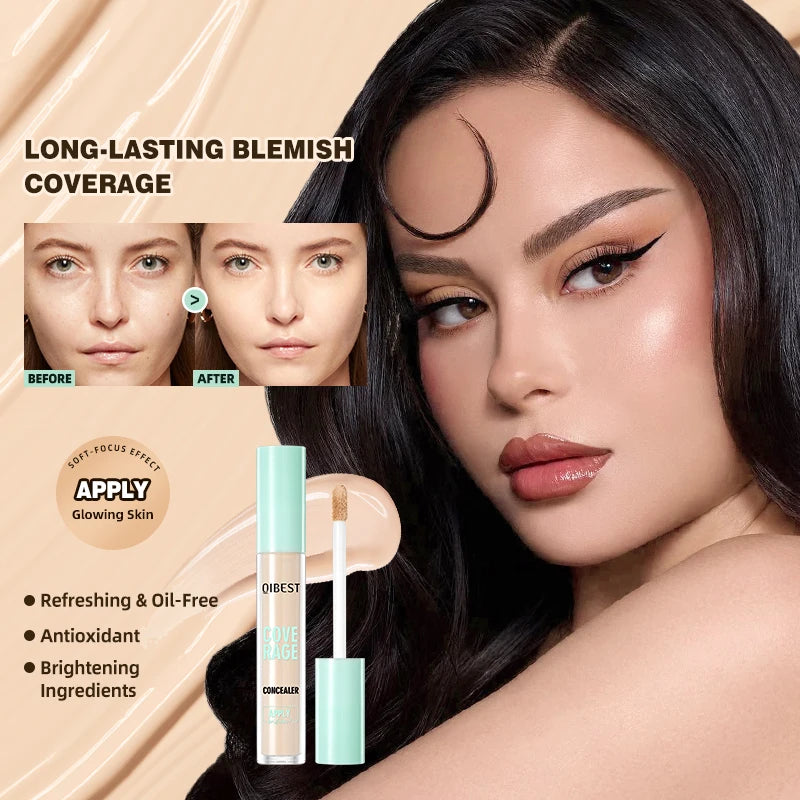 Waterproof Concealer Long-lasting Coverage Conceals Masks Blemishes