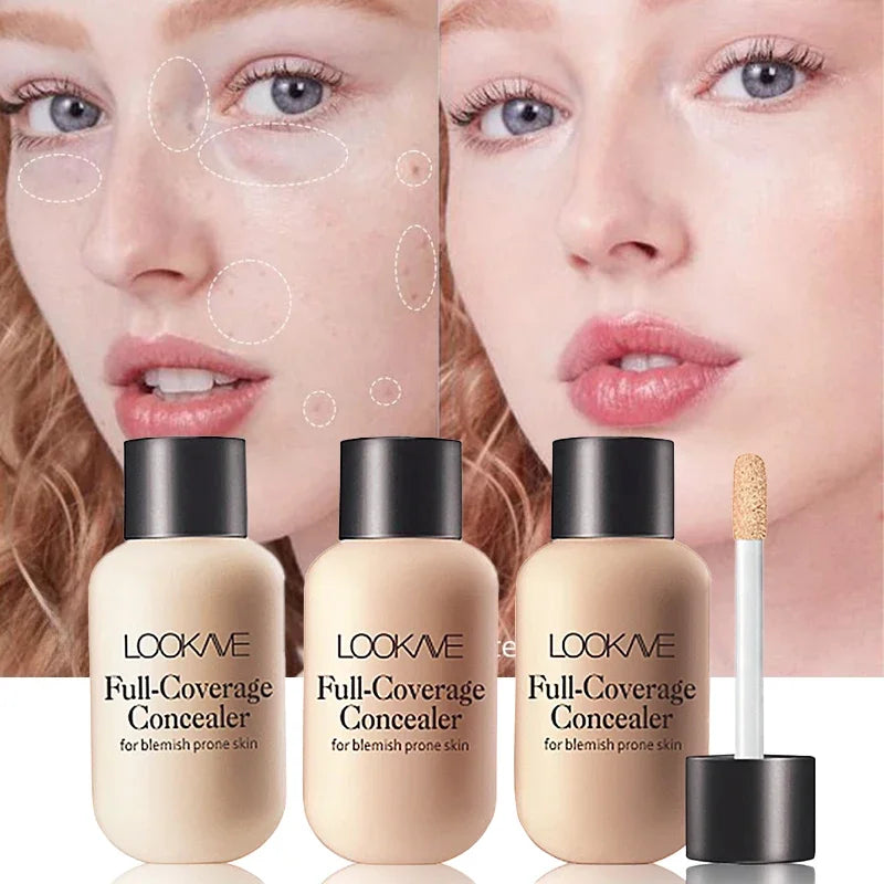 Full Cover Liquid Concealer Cream Makeup Moisturizing Eye Dark