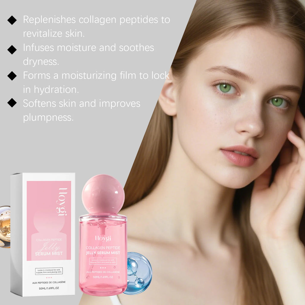 Moisturizing Mist Facial Serum Spray Hydrating Peptide Gentle & Nourishing Barrier Protection Deep Hydration Lock Anti-Dryness Zpaxo