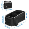 Big Capacity Car Storage Box Multi Compartment Universal Fit Trunk Organizer Collapsible Repair Tools Holder Auto Organizer Zpaxo Black