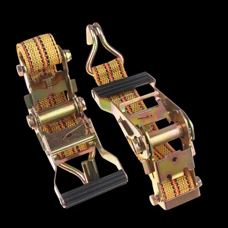 Double Hook Ratchet Straps 2/3/4/6m – Truck Cargo Tie-Down Ratchet Cargo Straps Zpaxo