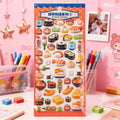 3D Stickers for Kids Foods Theme Sushi Decals 3D Puff Sticker for Laptops Phone Case Party Birthday Classroom Reward Prizes Zpaxo Default Title