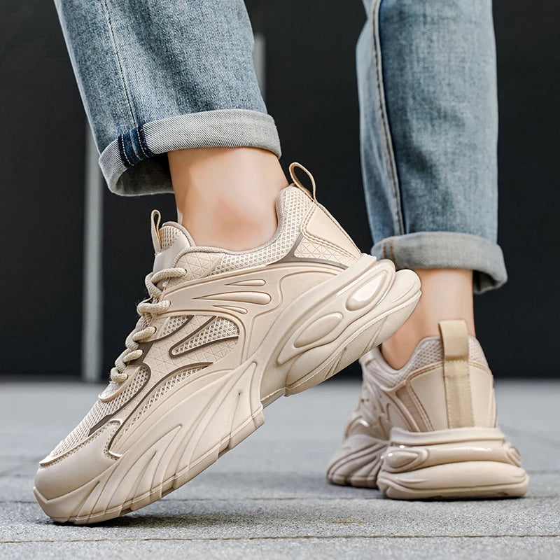 Men's Shoes Casual Sneakers Luxury Trainers Breathable Race Running