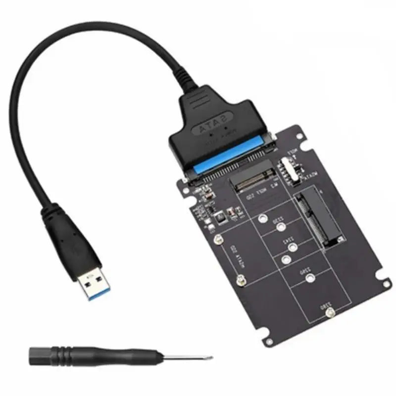652F Compactly M.2NGFF mSATA SSDs to SATAAdapter m.2NGFF to USB Converter with Plugs and Play Design HassleFree Maintenance Zpaxo